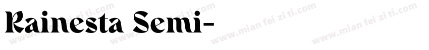 Rainesta Semi字体转换